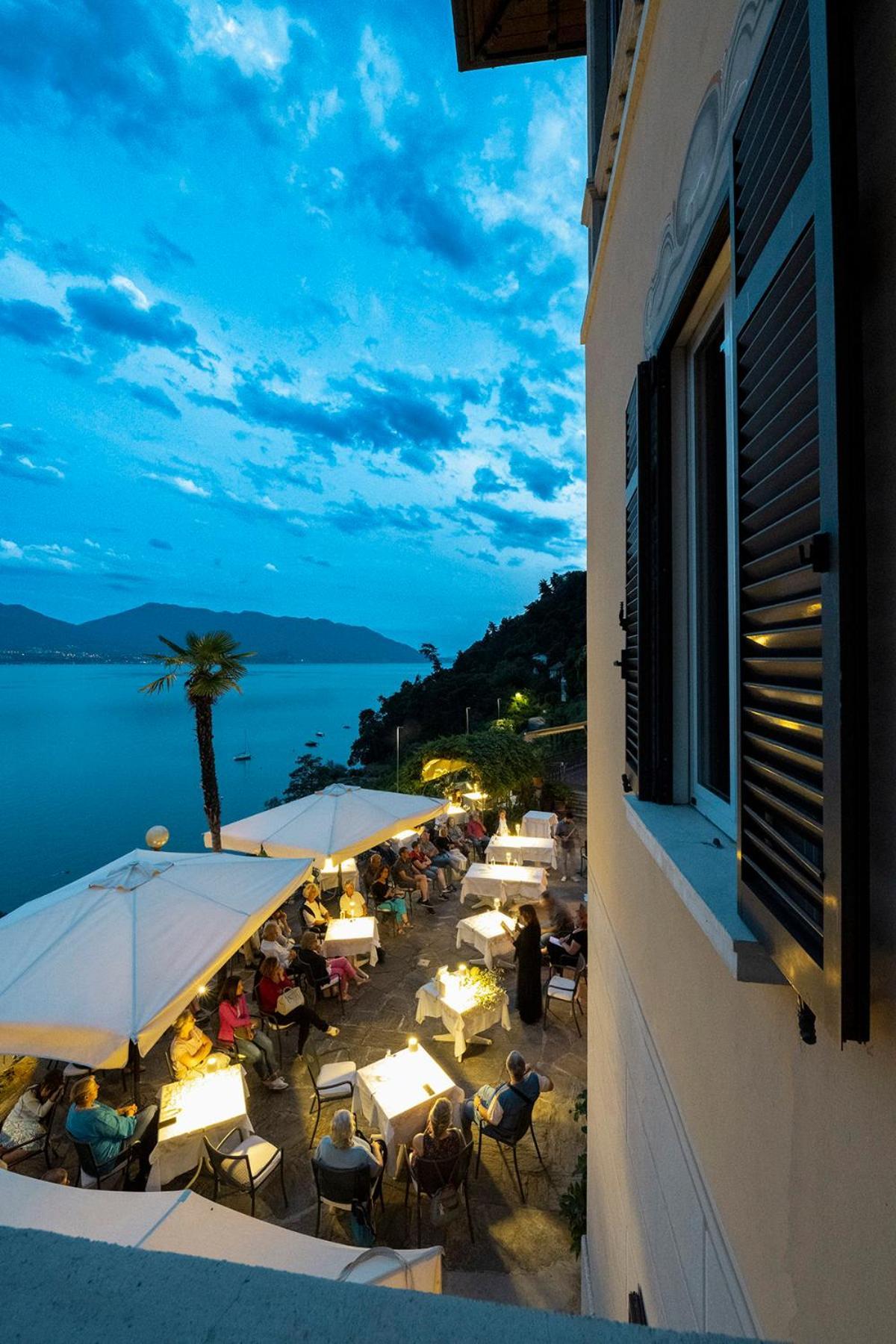 Hotel La Rondinella Cannero Riviera Buitenkant foto